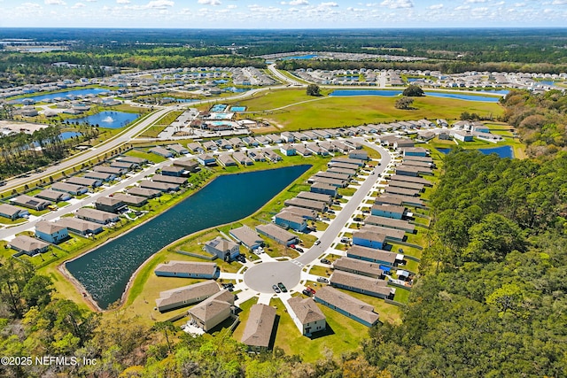 192 Logrono Ct, Saint Augustine, FL 32084 - birds eye view of property featuring a residential view and a water view
