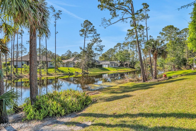 water view featuring a residential view