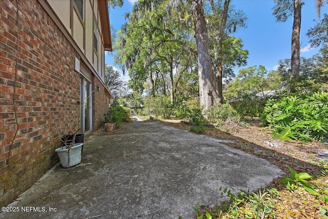 view of yard with a patio