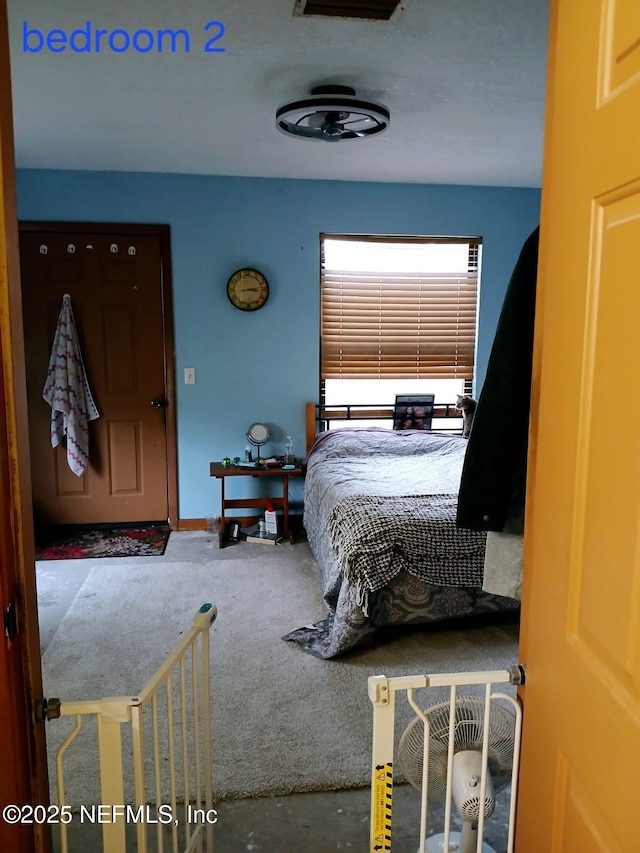 bedroom with baseboards