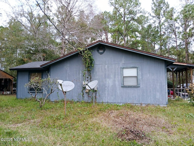 view of side of property