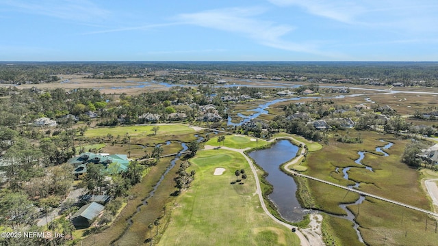 800 Hawks Nest Ct, Ponte Vedra Beach, FL 32082 - aerial view of property and surrounding area featuring a large body of water and nearby suburban area