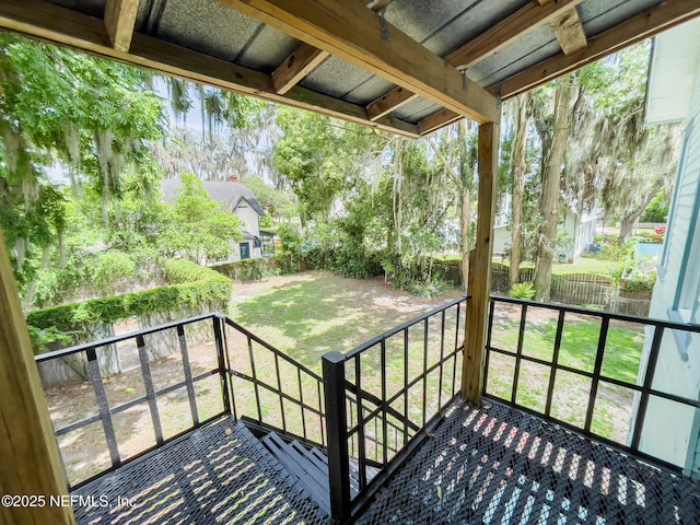 417 N 3rd St, Palatka, FL 32177 - deck featuring an outdoor structure