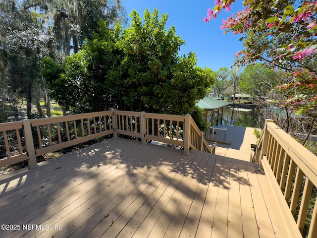 view of deck