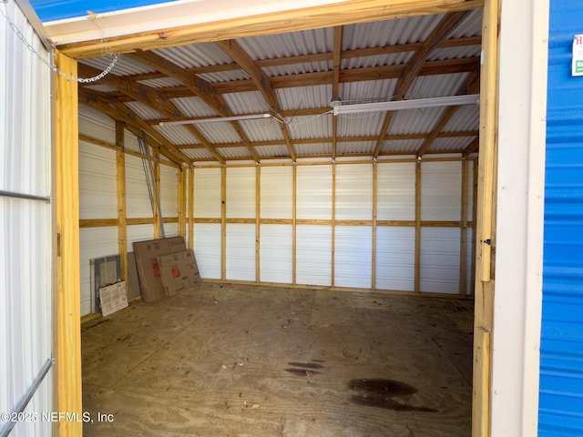 storage with a garage