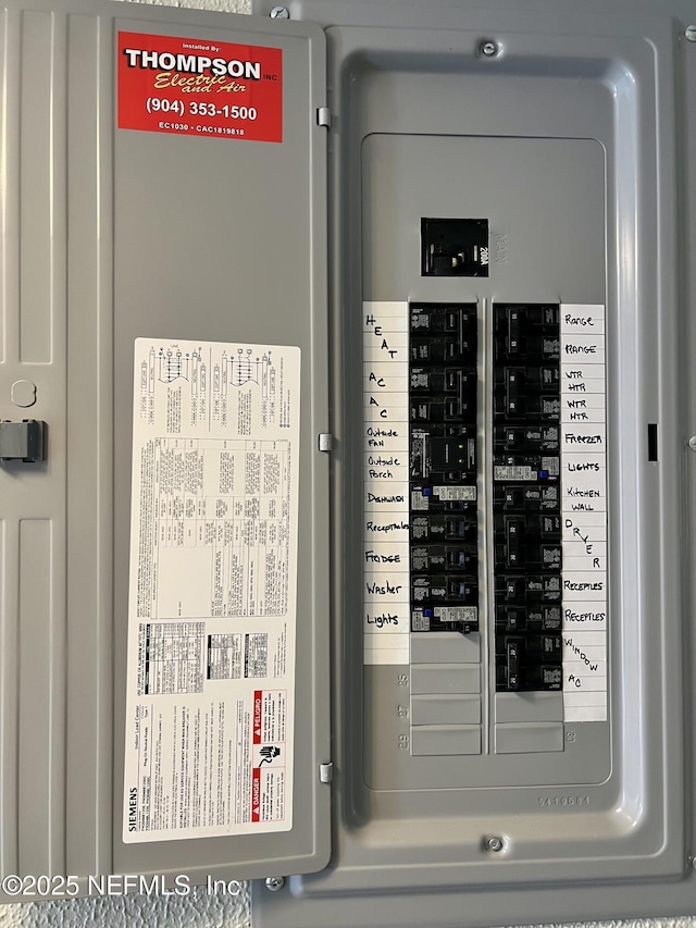 utilities with electric panel