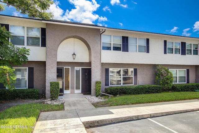 multi unit property with stucco siding