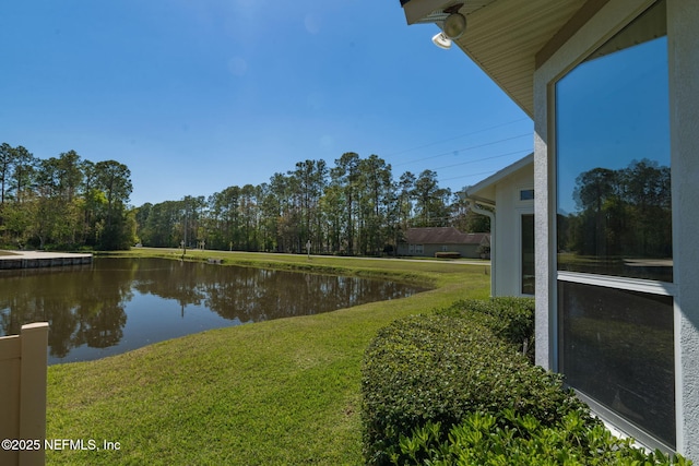 property view of water