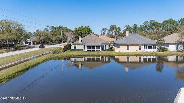 property view of water