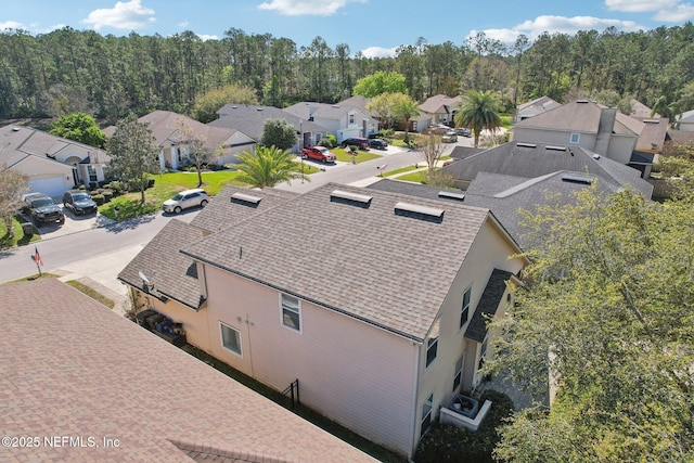 drone / aerial view featuring a residential view