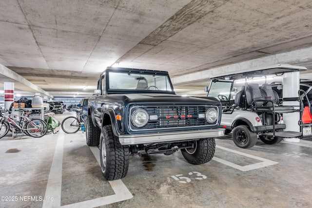 view of parking deck