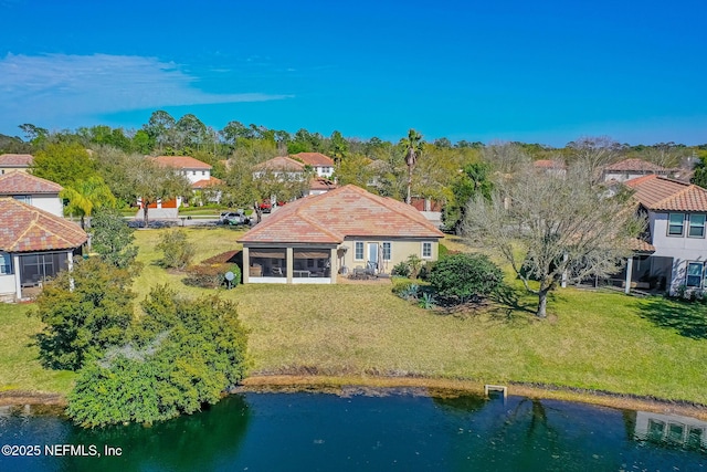 3808 Catania Pl, Jacksonville, FL 32224 - drone / aerial view featuring a water view