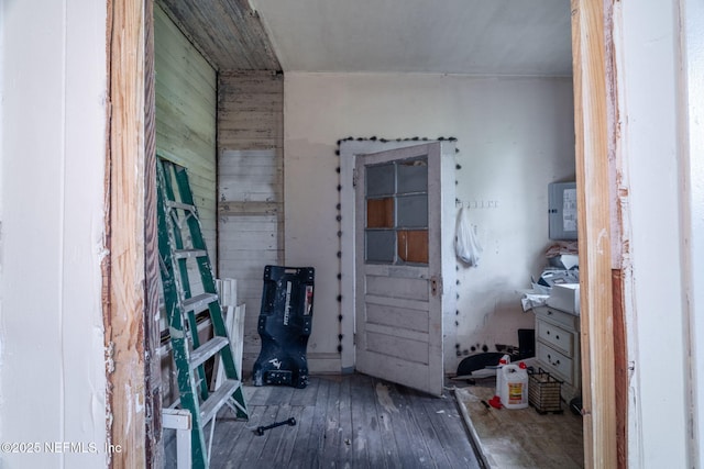 346 N Cherry St, Starke, FL 32091 - bathroom with hardwood / wood-style flooring