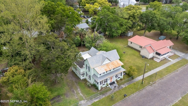 346 N Cherry St, Starke, FL 32091 - birds eye view of property