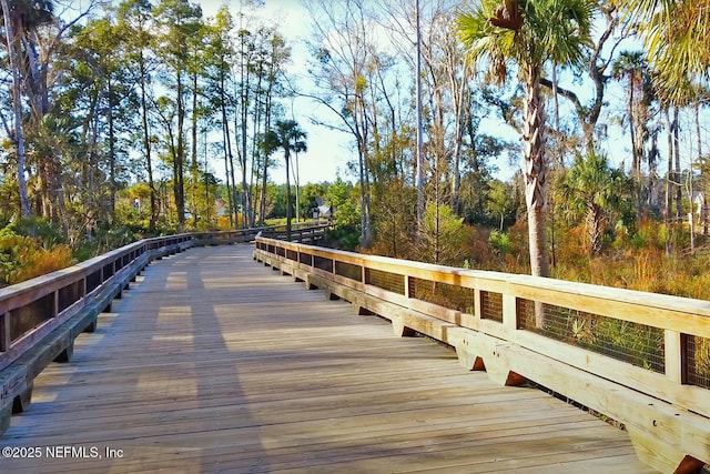 view of dock