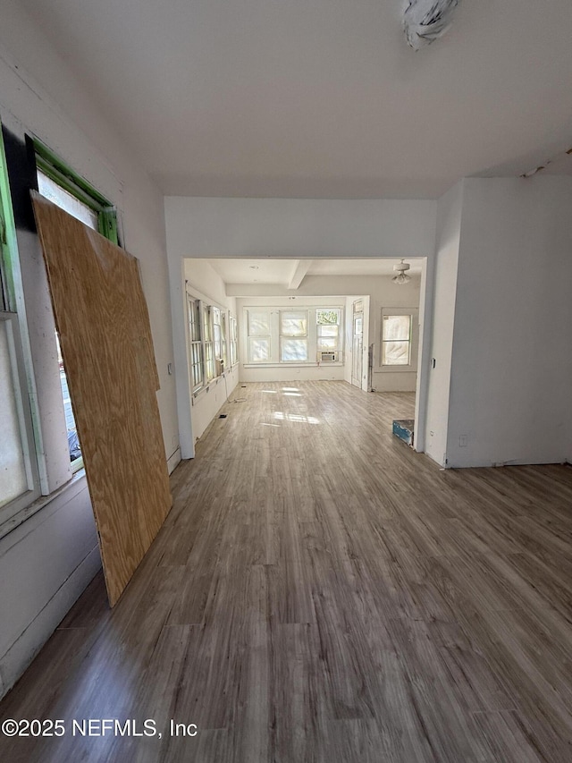 interior space featuring wood finished floors