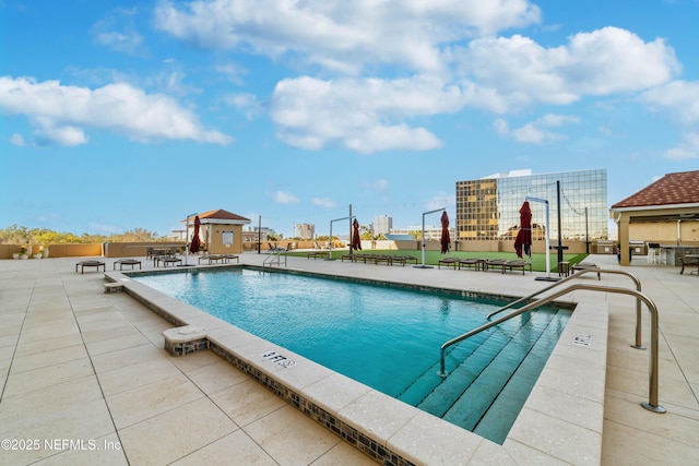 community pool featuring a patio