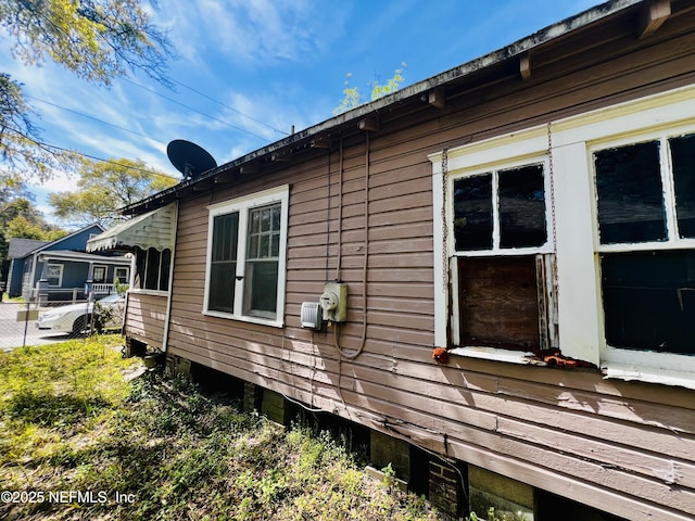 view of side of home