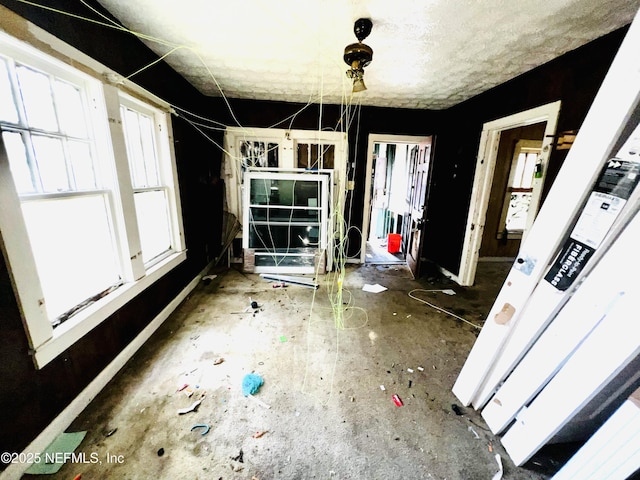 view of unfurnished dining area