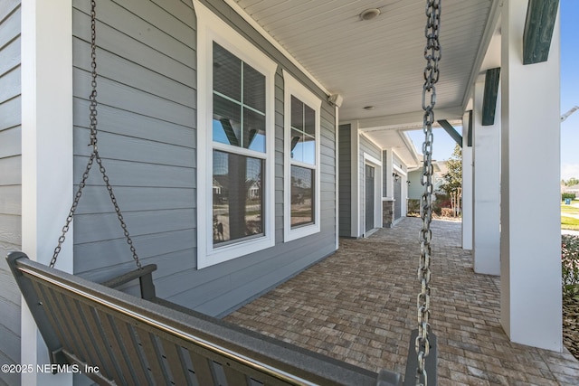 view of patio / terrace featuring a porch