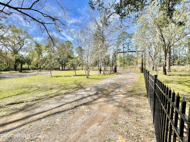 view of road