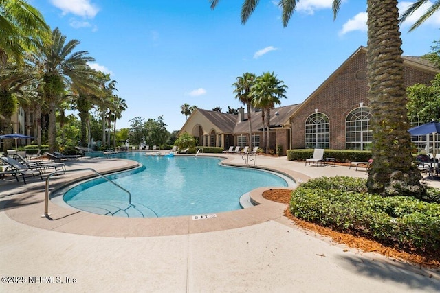 7800 Point Meadows Dr Unit 736, Jacksonville, FL 32256 - pool featuring a patio