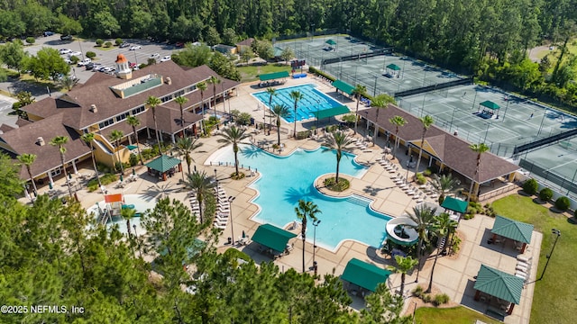 1341 Honeysuckle Dr, Saint Johns, FL 32259 - drone / aerial view of a pool