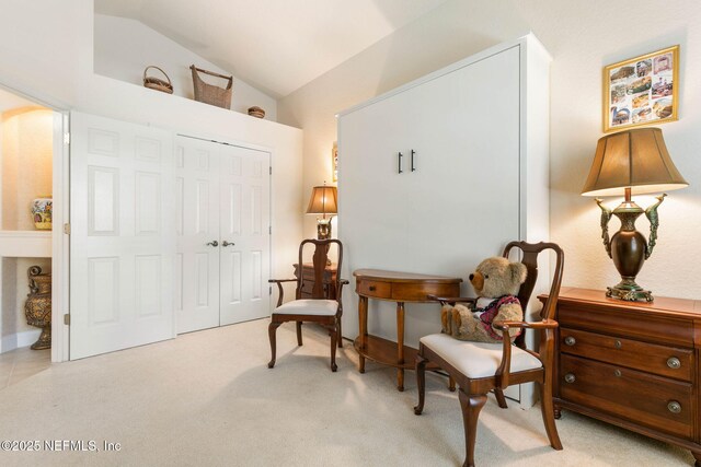 3 Village View Way, Palm Coast, FL 32137 - living area with light carpet and lofted ceiling