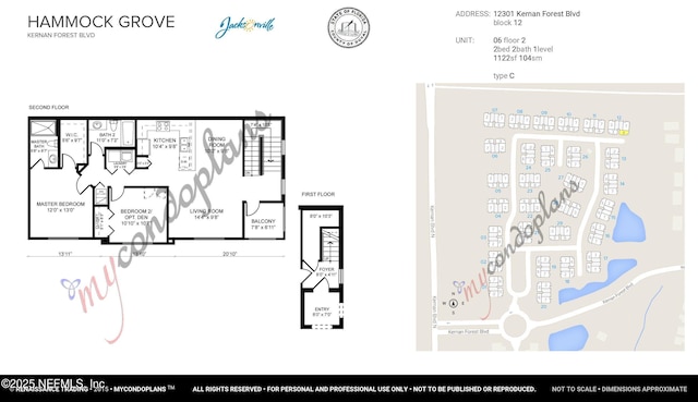 12301 Kernan Forest Blvd Unit 1206, Jacksonville, FL 32225 - plan