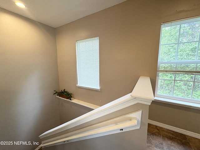 12301 Kernan Forest Blvd Unit 1206, Jacksonville, FL 32225 - staircase featuring baseboards and recessed lighting