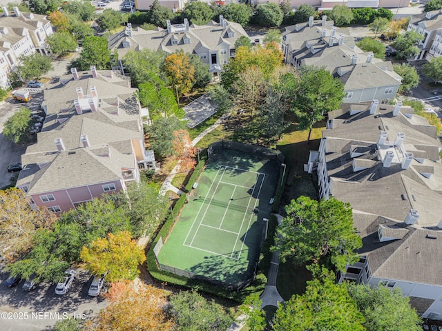 bird's eye view featuring a residential view