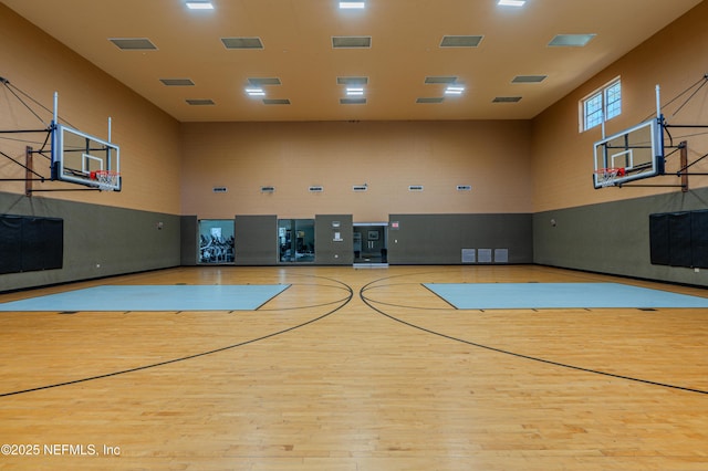 view of sport court featuring community basketball court