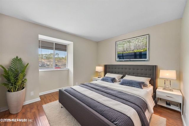 8880 Old Kings Rd S Unit 84, Jacksonville, FL 32257 - bedroom with wood finished floors and baseboards