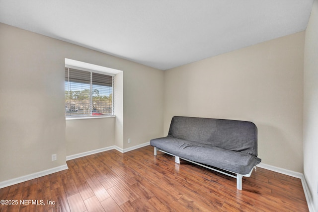 8880 Old Kings Rd S Unit 84, Jacksonville, FL 32257 - living area with baseboards and wood finished floors