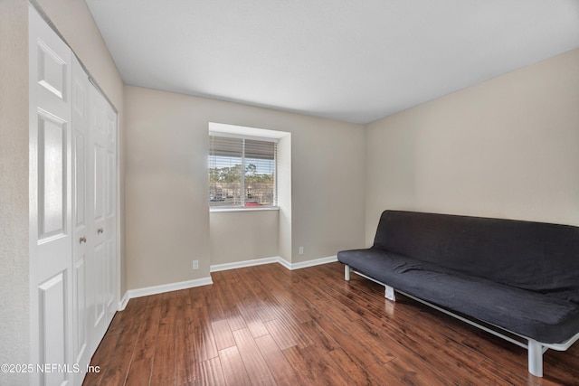 8880 Old Kings Rd S Unit 84, Jacksonville, FL 32257 - living area with baseboards and wood finished floors