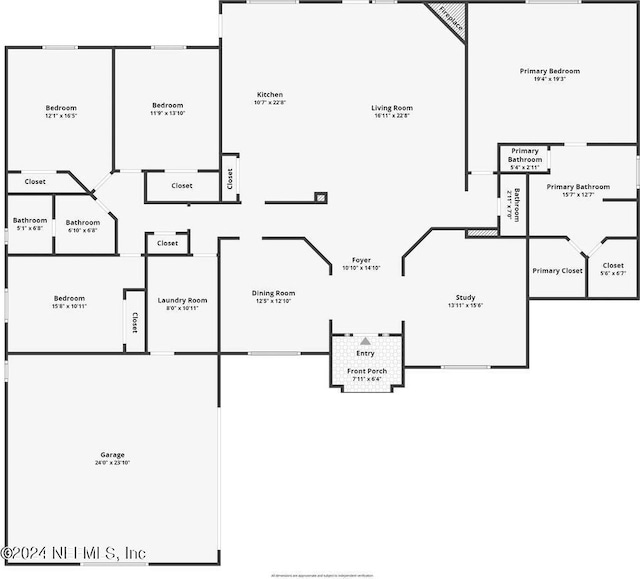2619 Wrightson Dr, Jacksonville, FL 32223 - plan