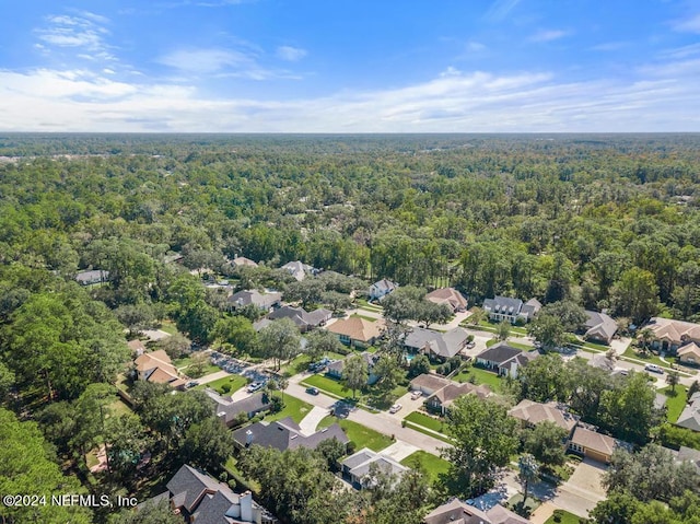 2619 Wrightson Dr, Jacksonville, FL 32223 - aerial view with a view of trees and a residential view