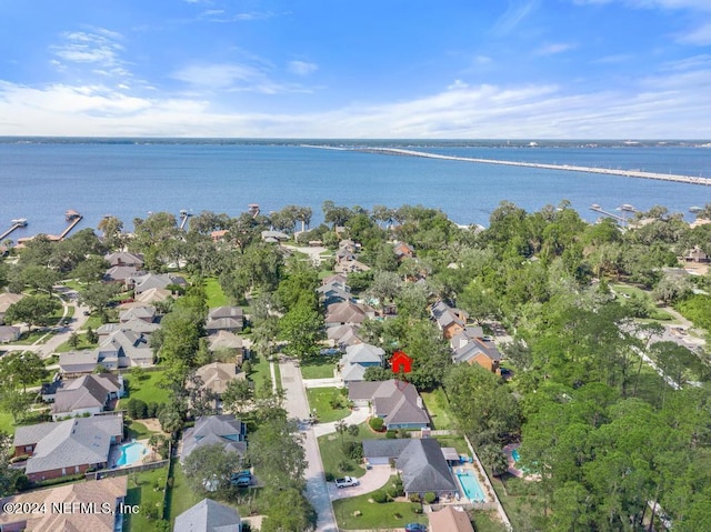 2619 Wrightson Dr, Jacksonville, FL 32223 - drone / aerial view featuring a residential view and a water view