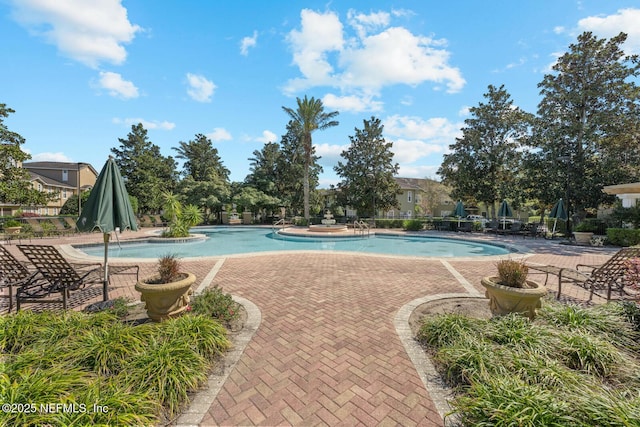 10075 Gate Pkwy Unit 1301, Jacksonville, FL 32246 - community pool with a patio and fence