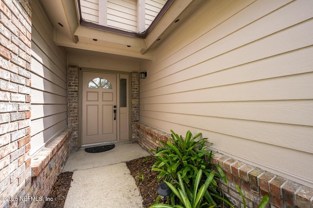 view of entrance to property