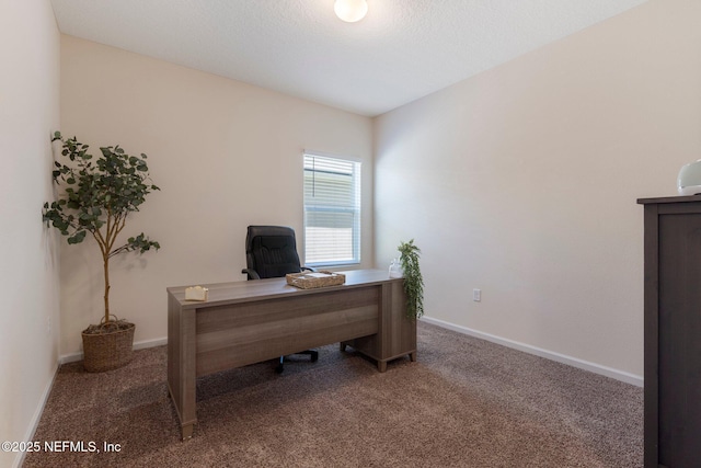 3214 Little Fawn Ln, Green Cove Springs, FL 32043 - office area featuring carpet flooring and baseboards