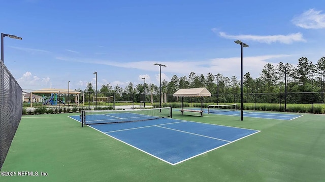 3214 Little Fawn Ln, Green Cove Springs, FL 32043 - view of sport court featuring fence