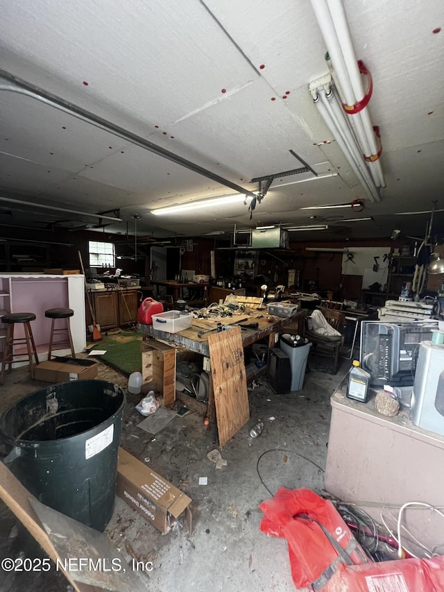 2731 Howard Rd, Middleburg, FL 32068 - garage with a workshop area