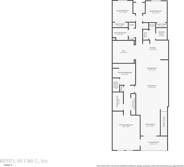 525 3rd St N Unit 210, Jacksonville Beach, FL 32250 - floor plan