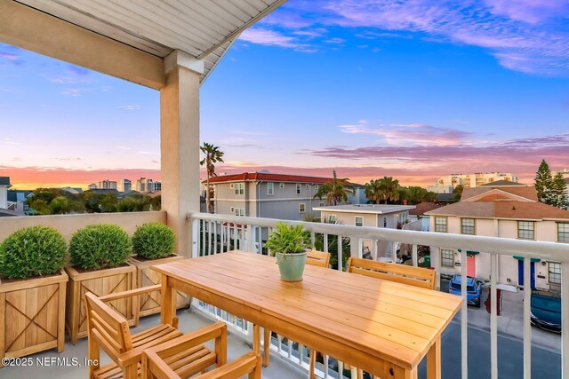 2114 Gail Ave Unit A, Jacksonville Beach, FL 32250 - balcony with outdoor dining space