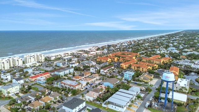 2114 Gail Ave Unit A, Jacksonville Beach, FL 32250 - aerial view with a beach view, a residential view, and a water view