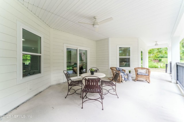 85172 Southern Creek Blvd, Fernandina Beach, FL 32034 - view of patio featuring ceiling fan