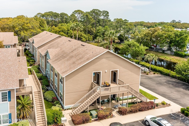 1601 Nectarine St Unit D5, Fernandina Beach, FL 32034 - drone / aerial view featuring a water view