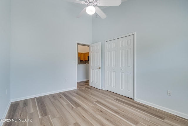 1601 Nectarine St Unit D5, Fernandina Beach, FL 32034 - unfurnished bedroom featuring light wood-type flooring and baseboards