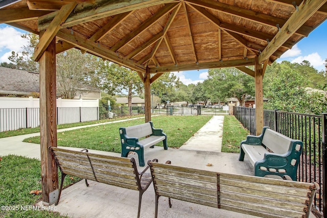 13706 Wm Davis Pkwy, Jacksonville, FL 32224 - view of patio / terrace featuring a gazebo